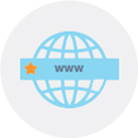 Domain registration icon